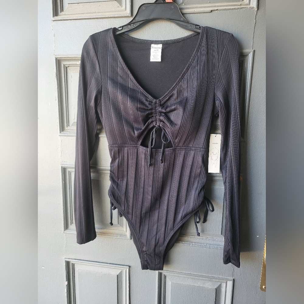 Black Long Sleeve Swimsuit